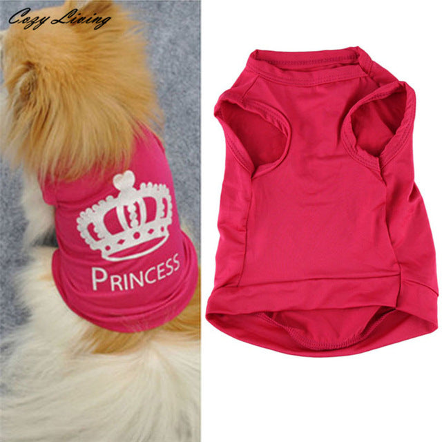 Princess T-shirt Pet  Vest