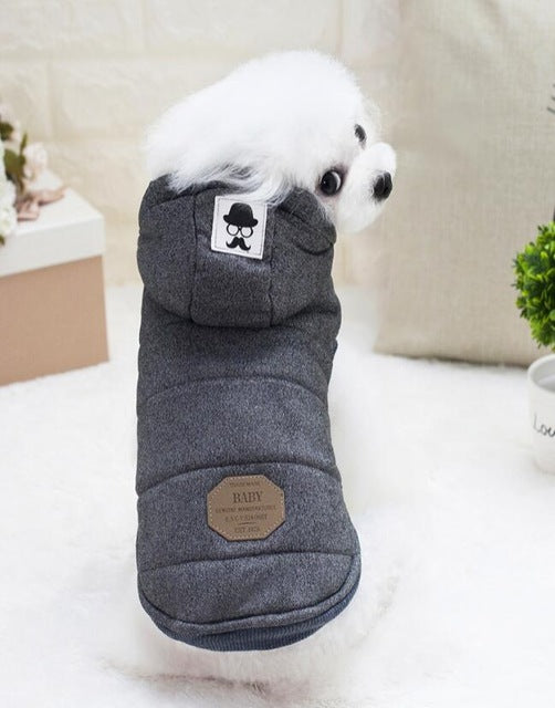 Mustache Hooded Style Pet Coat