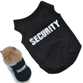 Security Printed Dogs Summer Clothes