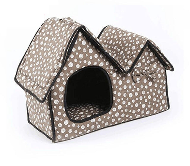 Double-roof Comwarm Pet Bed