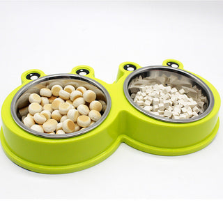 Cute Frog Pet Feeding Bowl