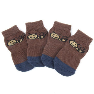 Multi-Colors Puppy Non-Slip Socks