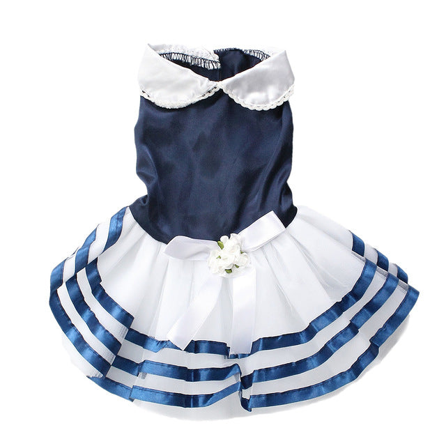 Lace Sailor Dog Skirt