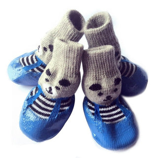 Waterproof Non-slip Rubber Puppy Shoes